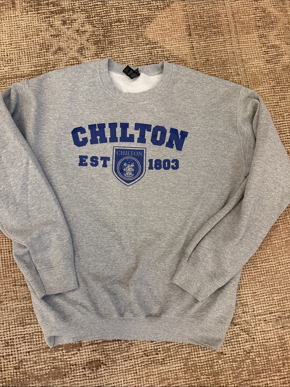 Women’s Chilton Gilmore Girls  Gray Crewneck Sweatshirt